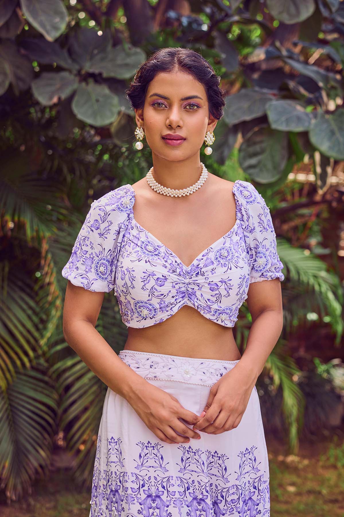 Crop Top and Skirt