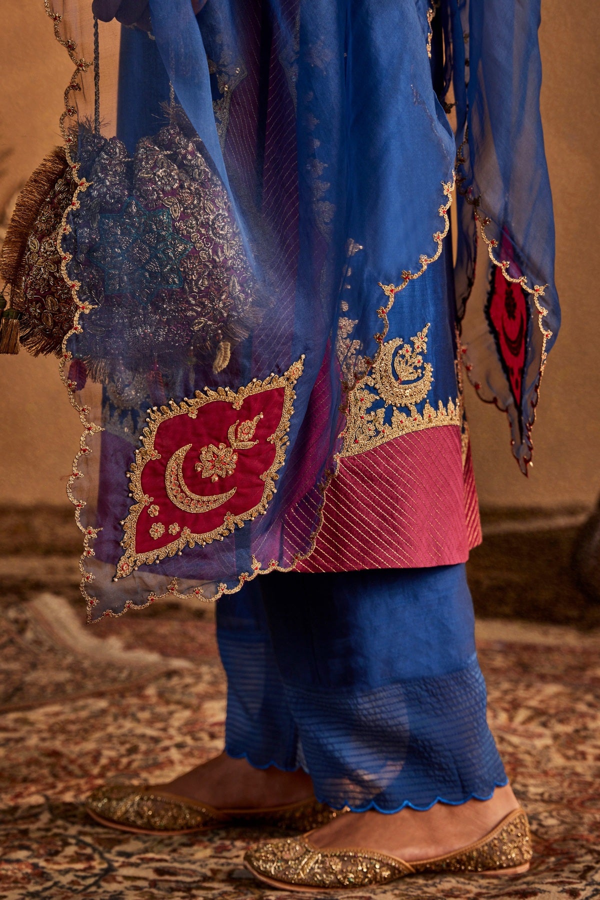 Deep Blue Kurta Set