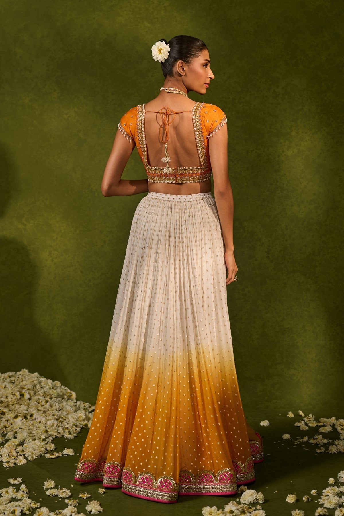 DEVIKA LEHENGA  WITH BANDHANI DUPATTA