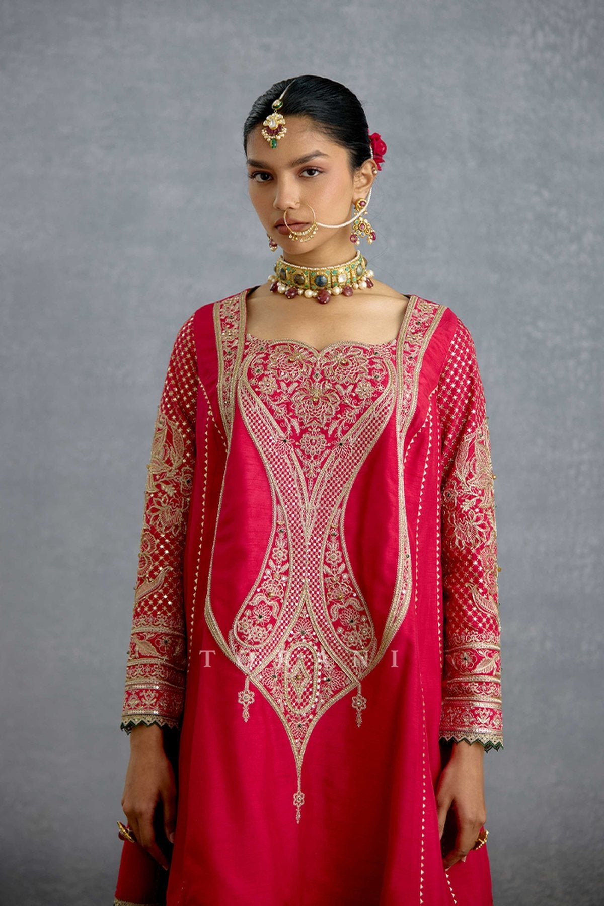 Dilkash Zamrud Sharara Set