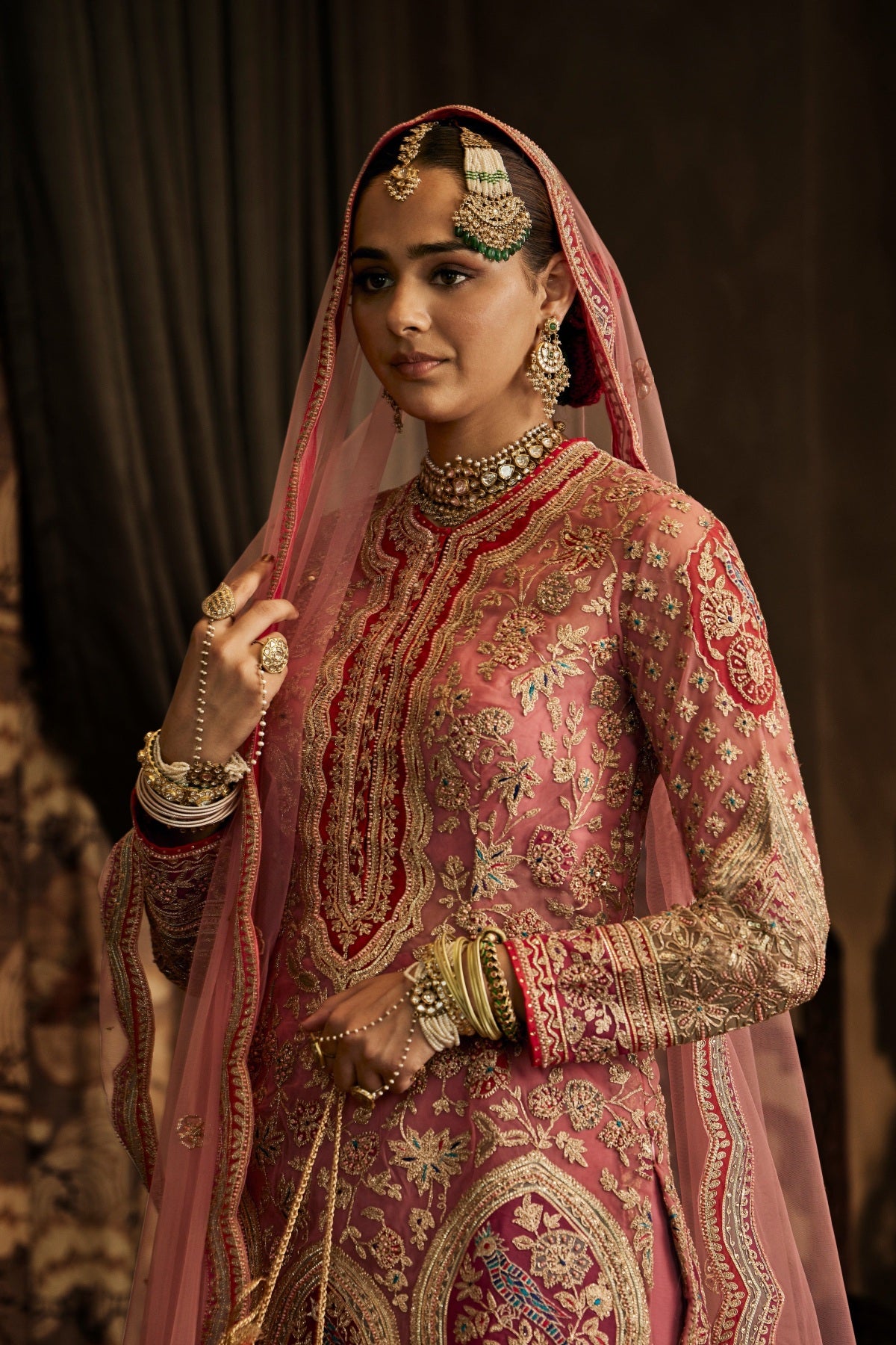 Earthy Pink Kurta and Gharara
