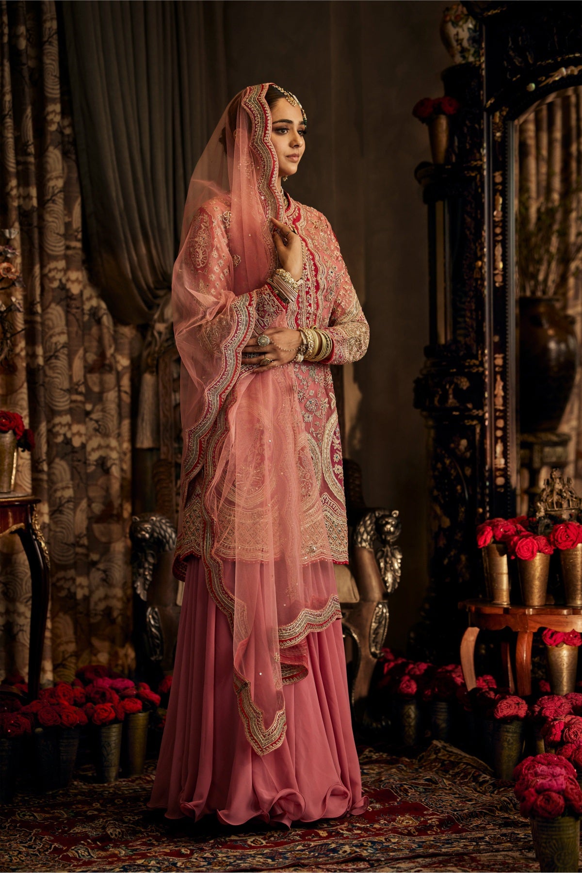 Earthy Pink Kurta and Gharara