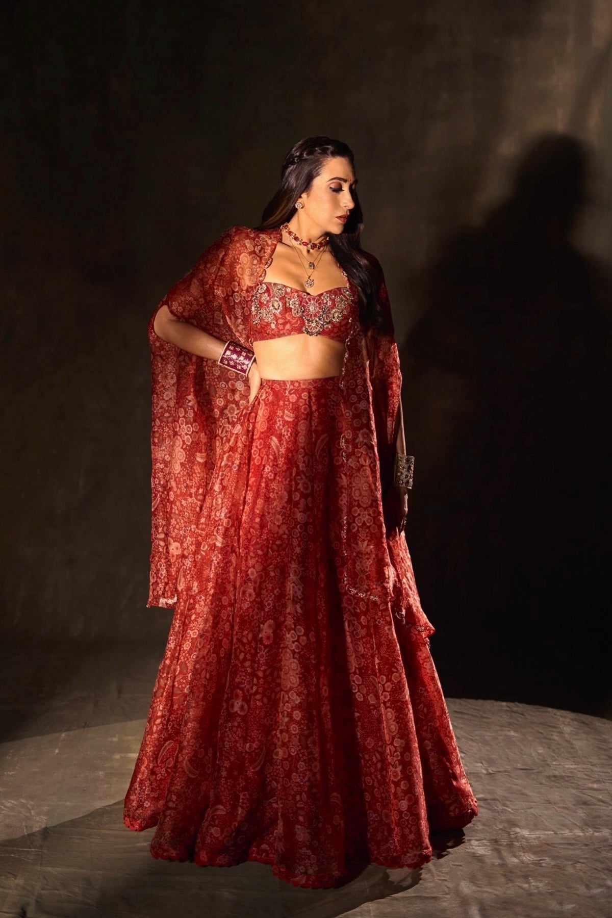 Karisma Kapoor In Ziba Lehenga Set-RTS