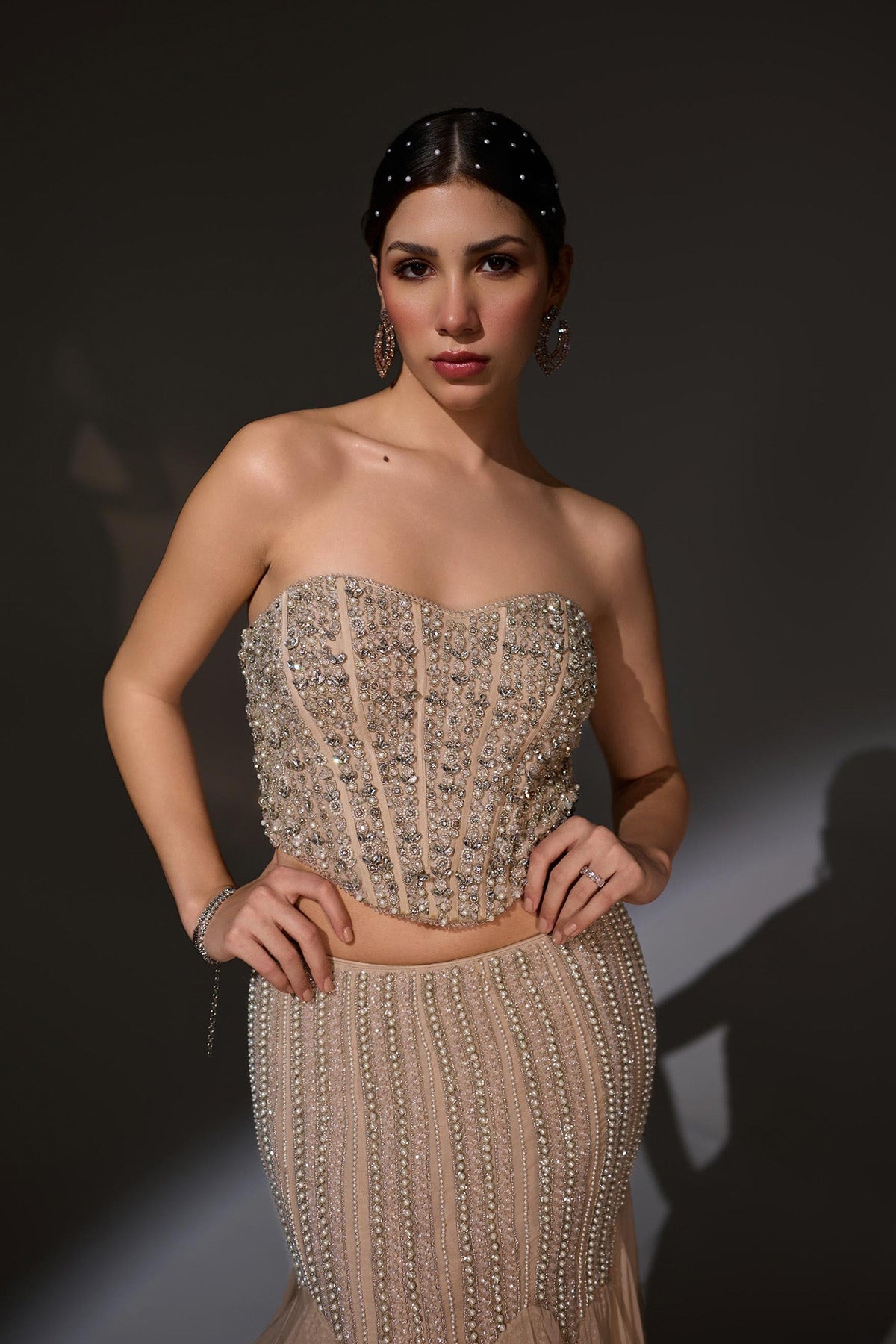 Fiona Corset-lehengas set