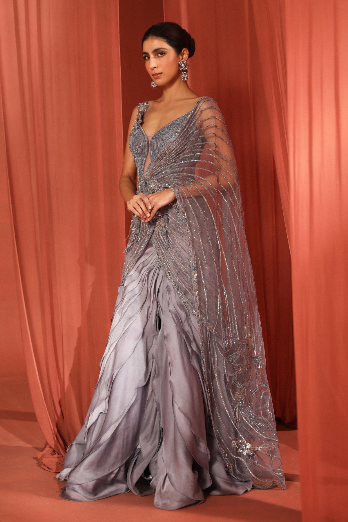 Floral dream saree - Ready To Ship