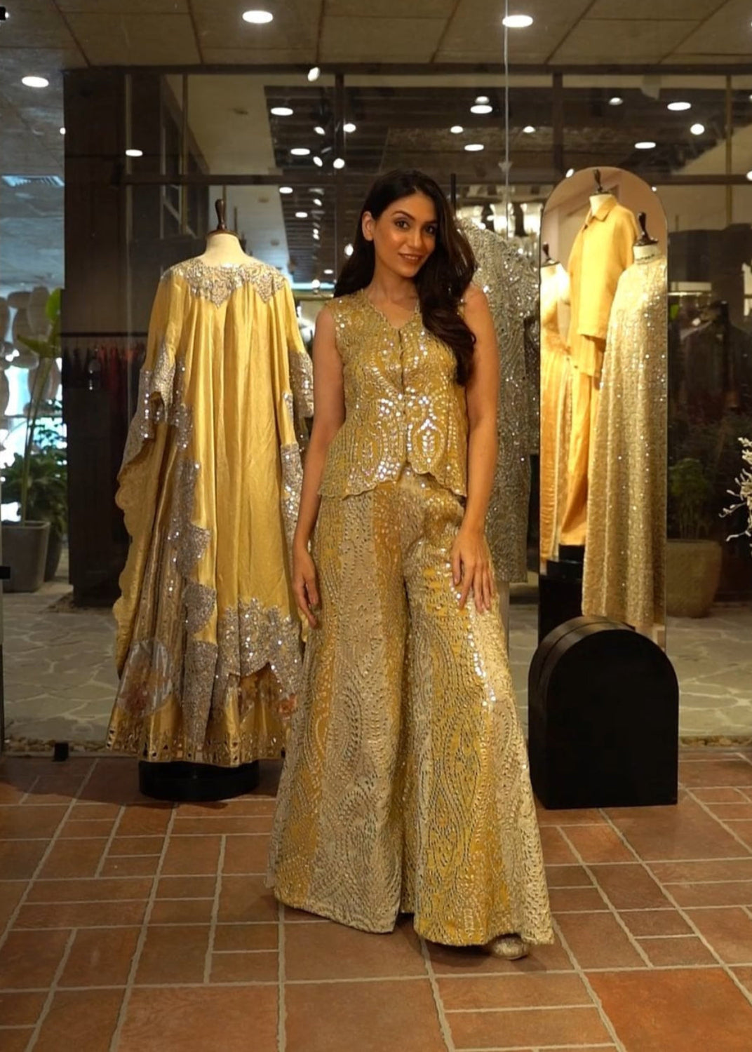 Dual Color Flared Shararas