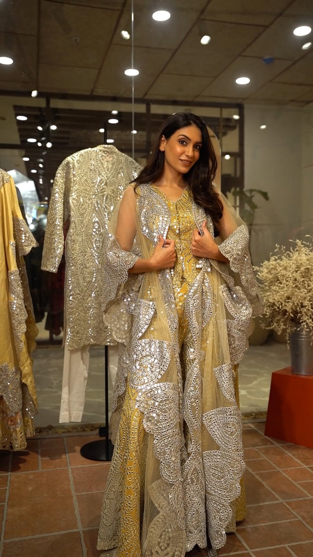 Dual Color Flared Shararas