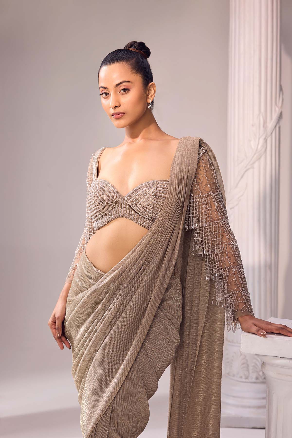 Pryanka Tendulkar in Glits Saree