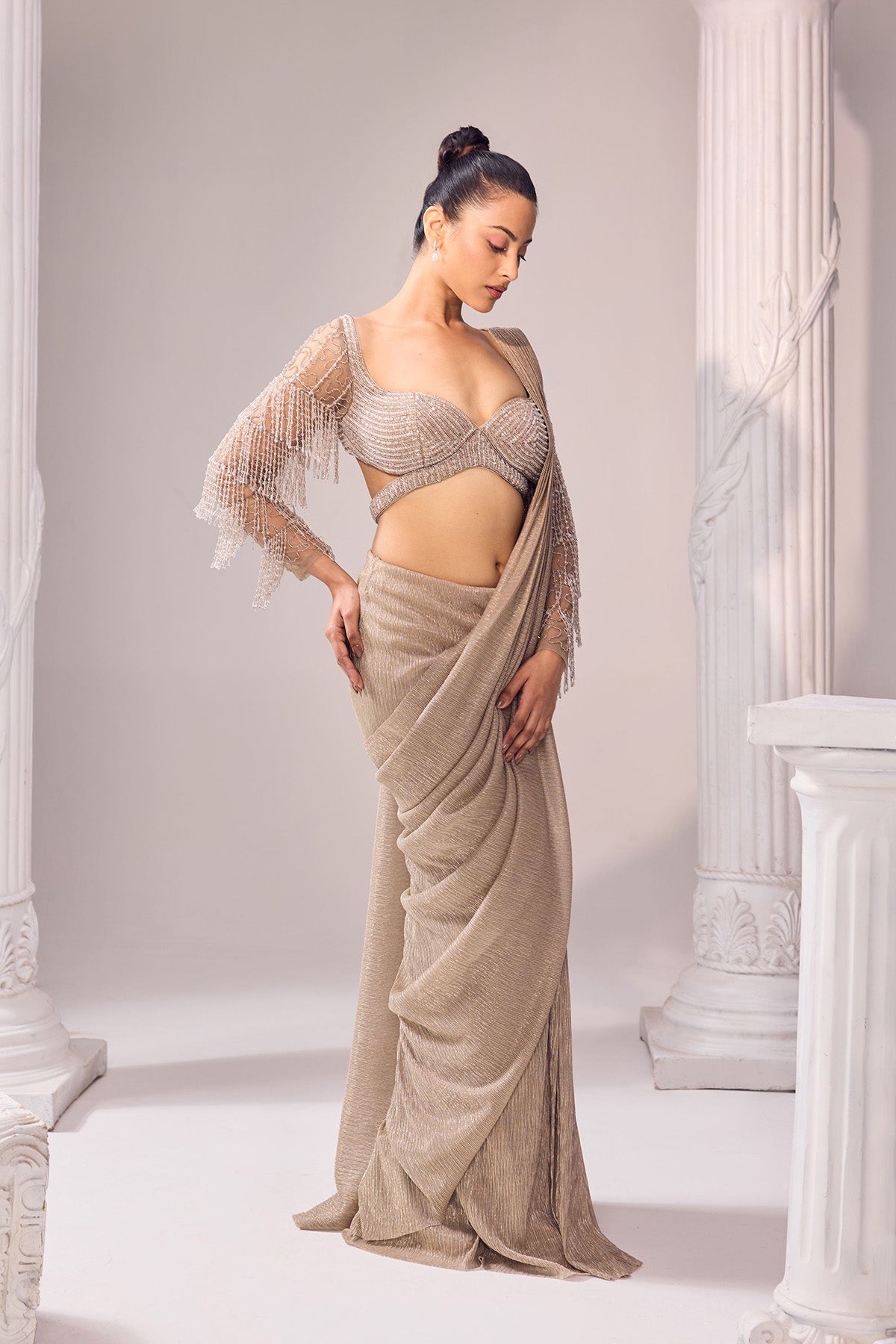 Pryanka Tendulkar in Glits Saree