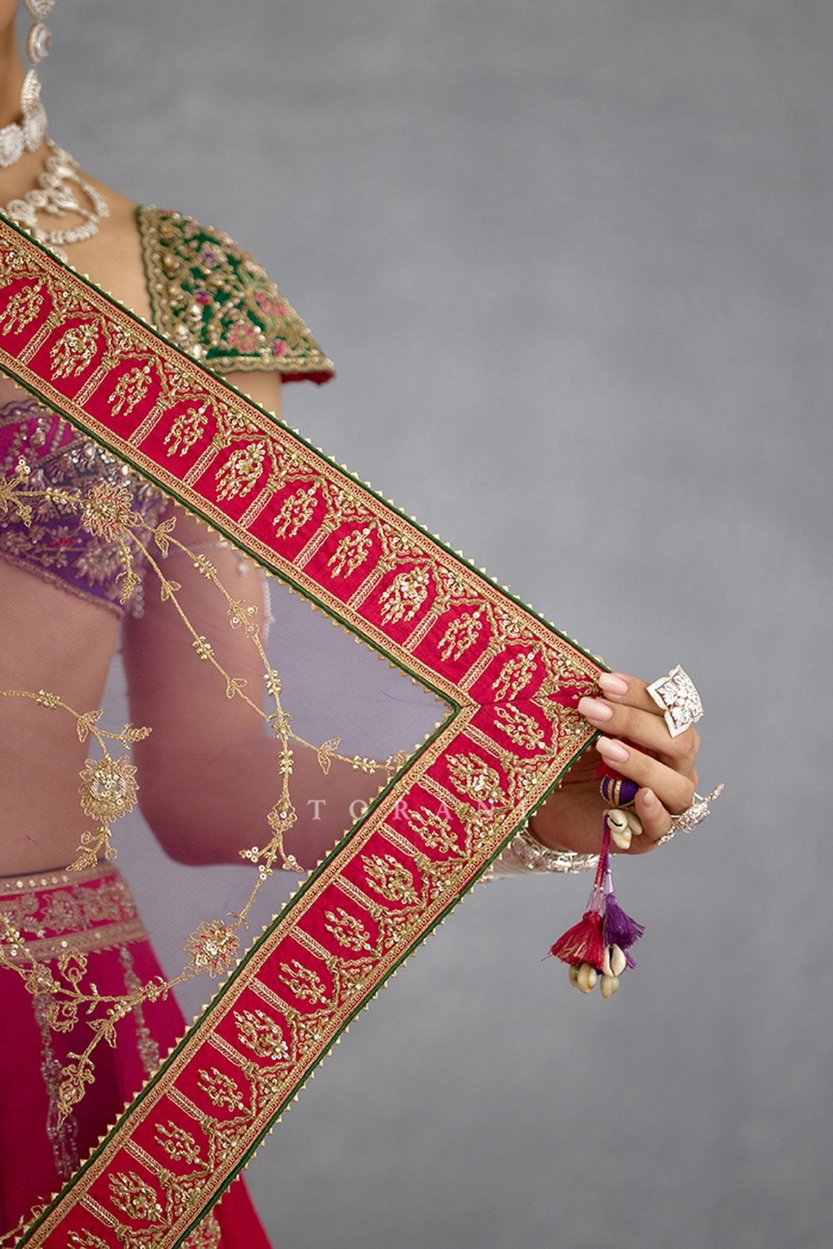 Gul-Rang Malika Lehenga Set