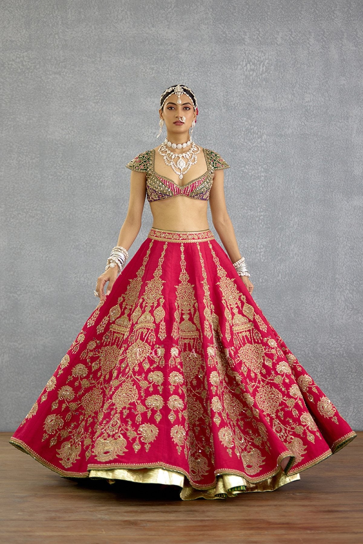 Gul-Rang Malika Lehenga Set