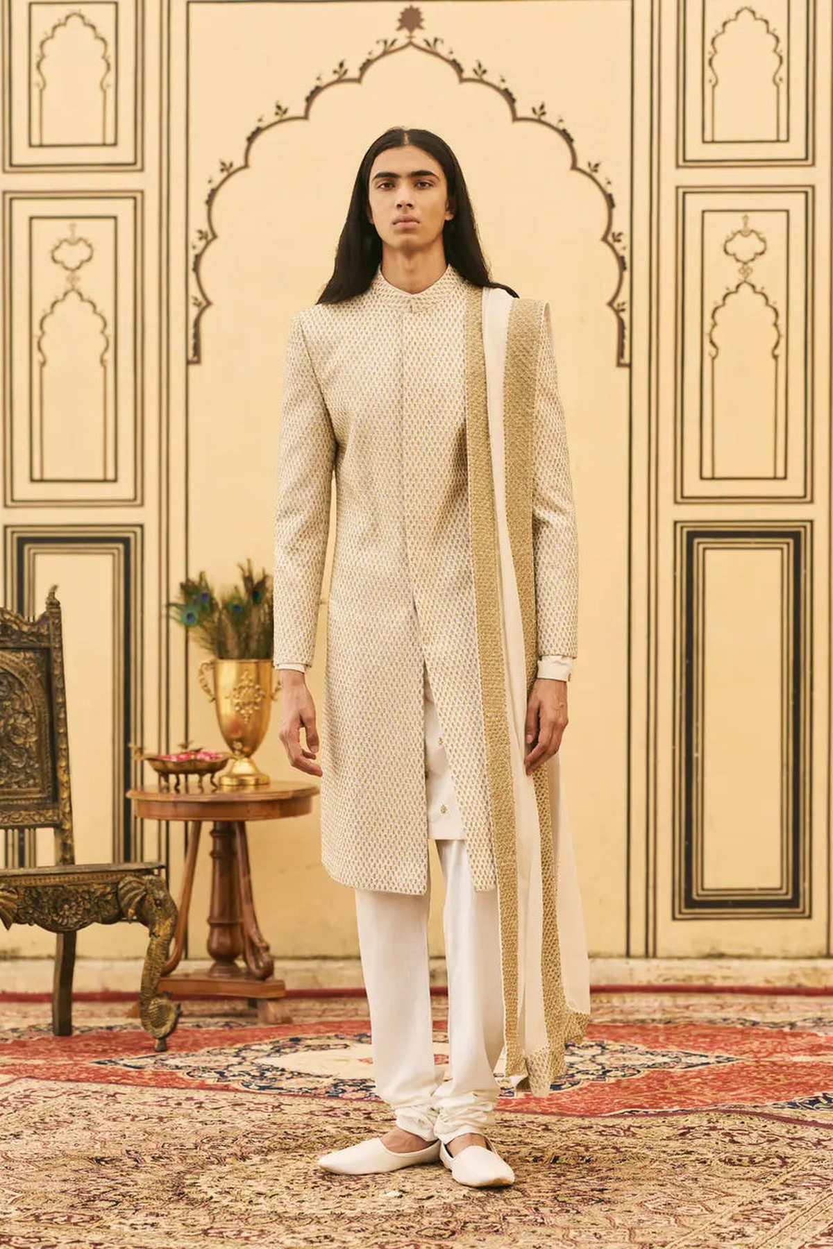 Haimavati Brocade Sherwani Set