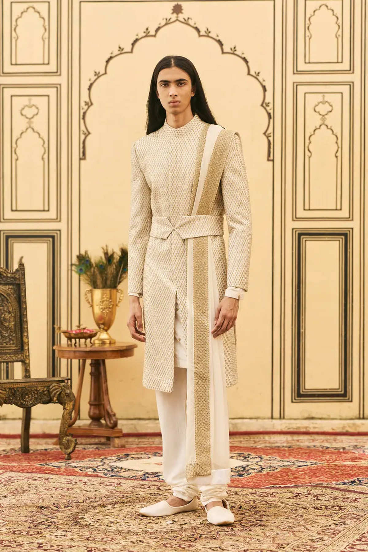 Haimavati Brocade Sherwani Set