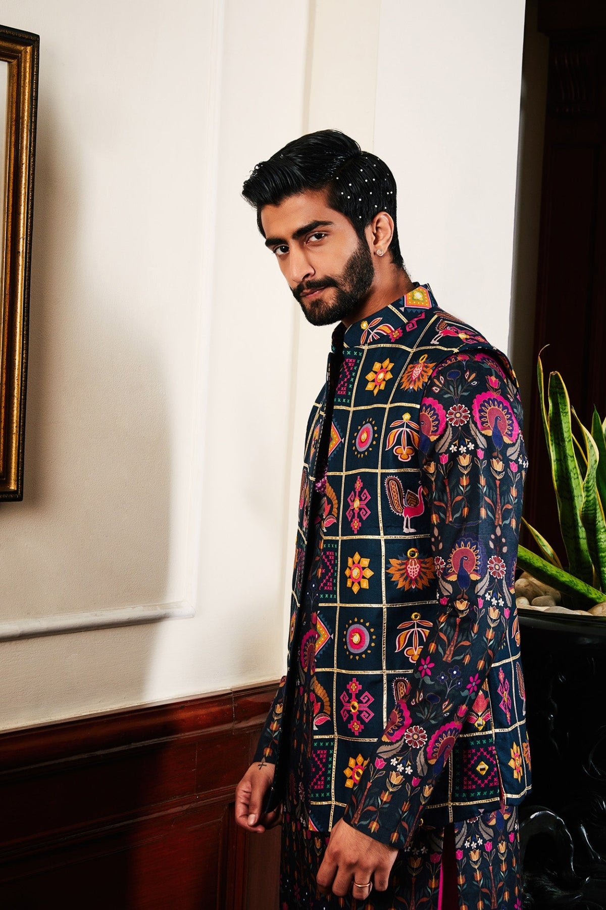 Hamdan Kurta And Jacket Set