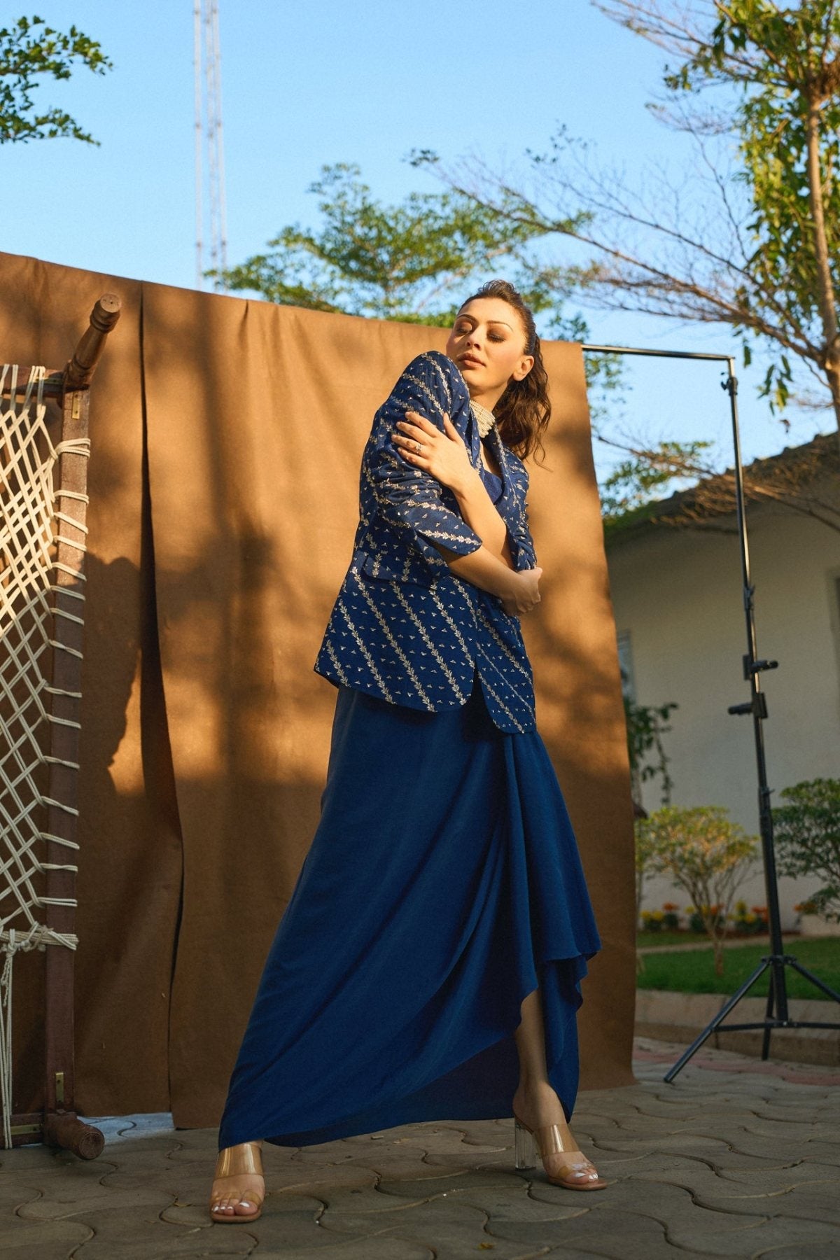 Hansika Motwani in Lena Blazer