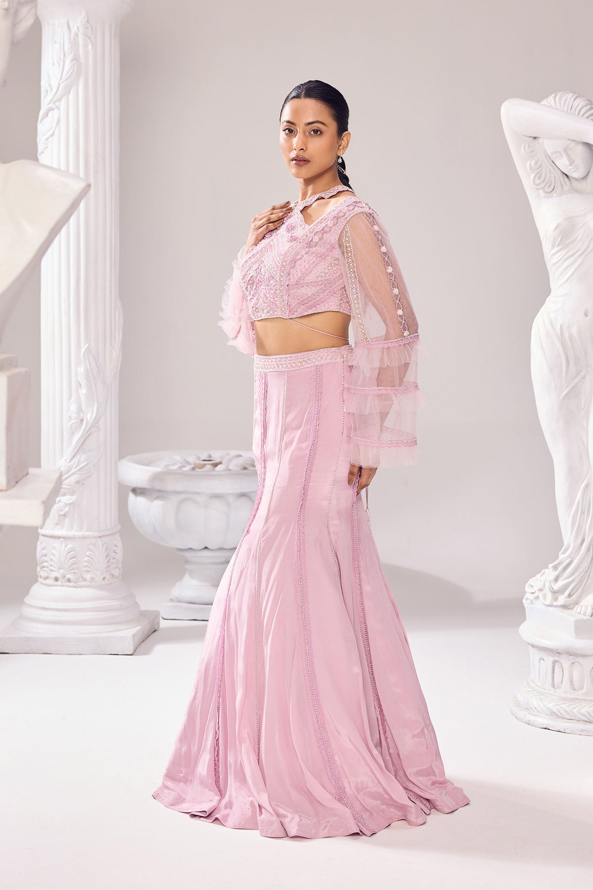 Harmony Fishcut lehenga set