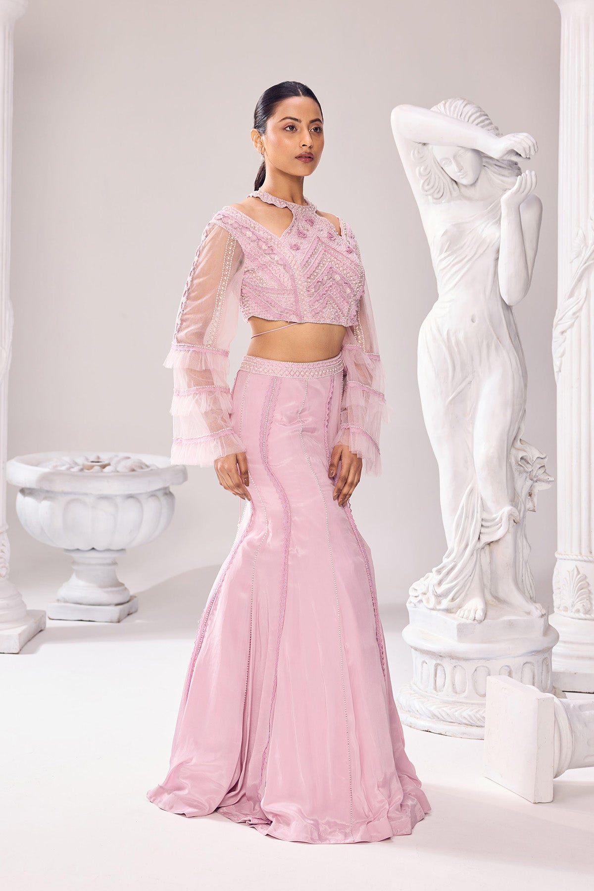 Harmony Fishcut lehenga set