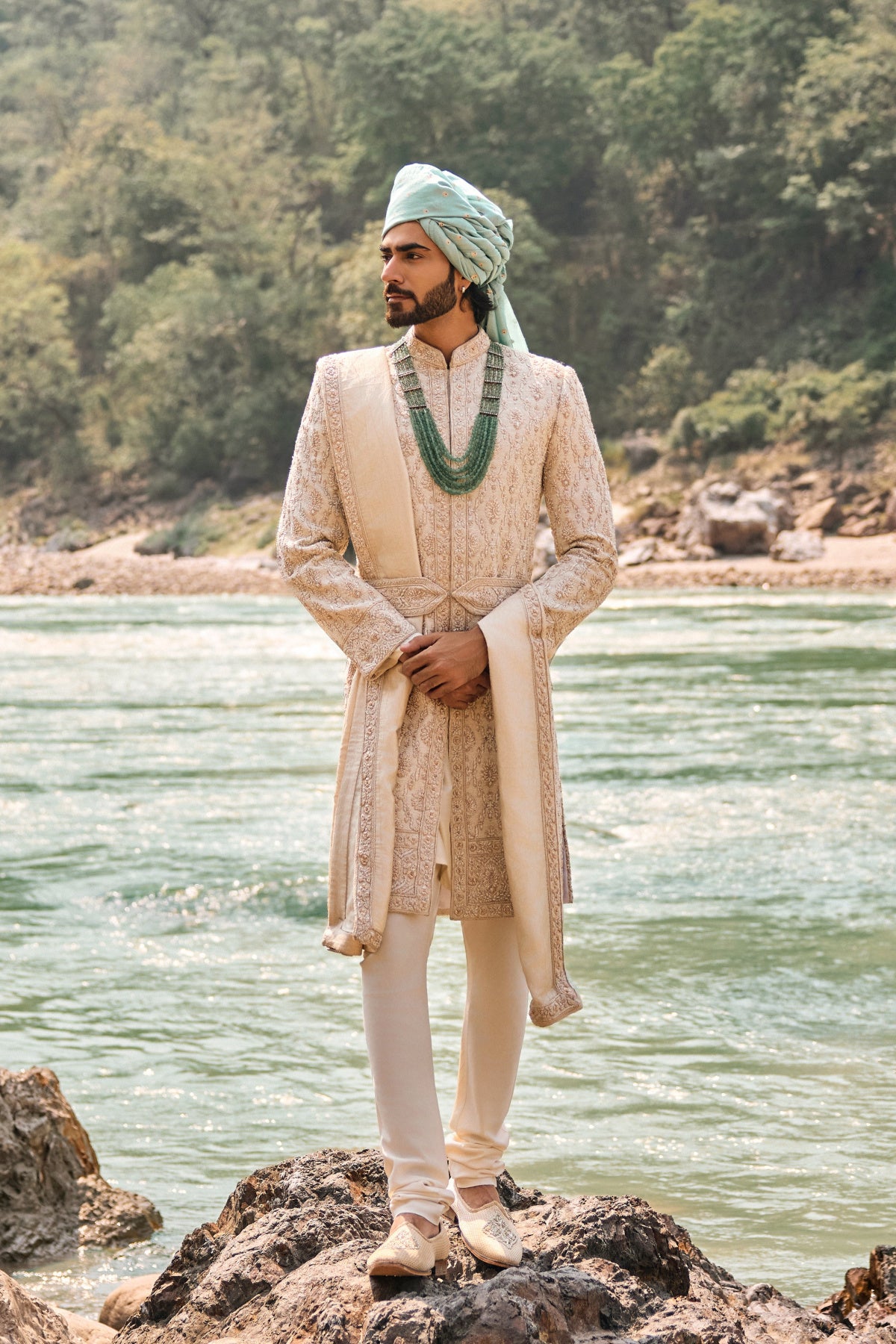 Ivory Regalia Sherwani Set