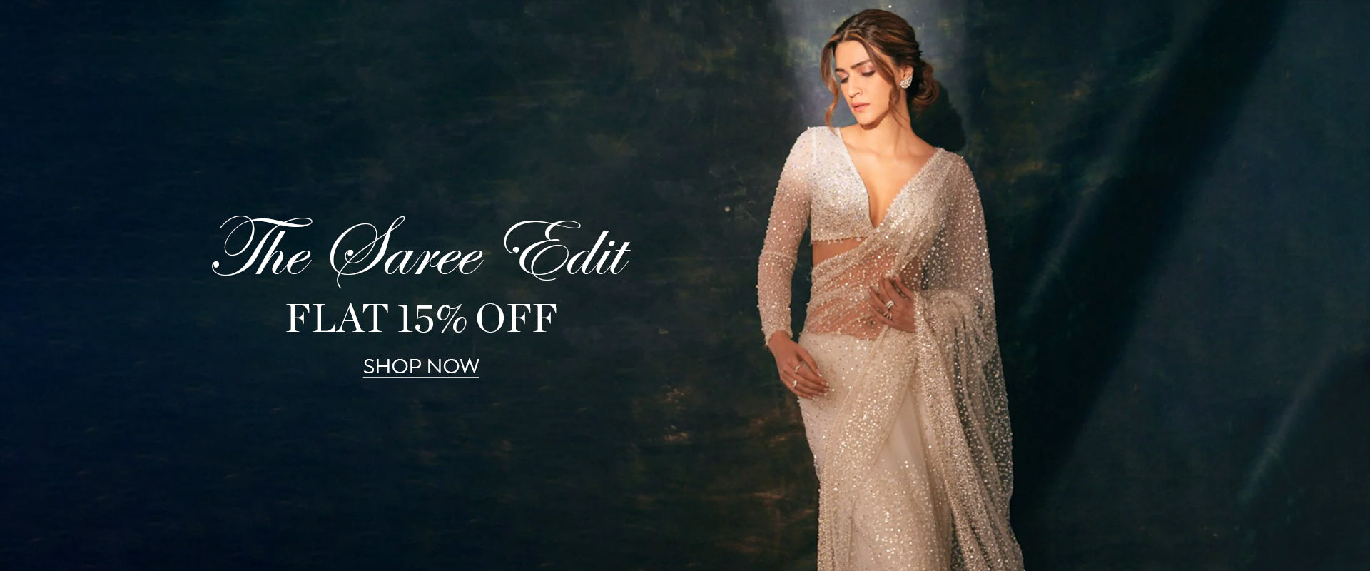 home page the saree edit banner