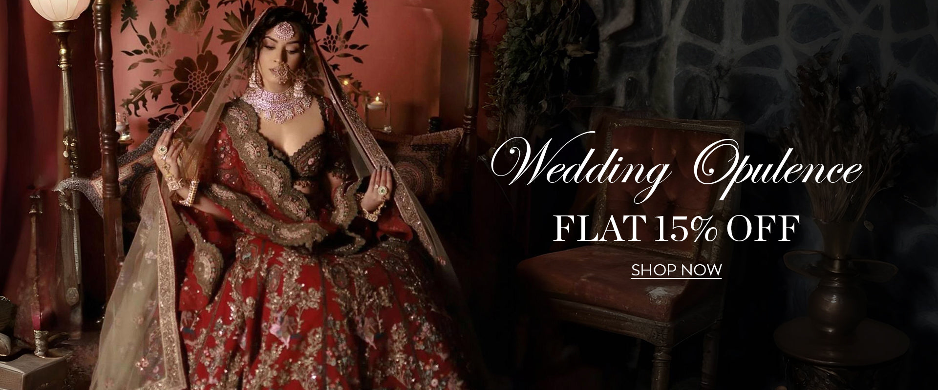 home page wedding opulence banner