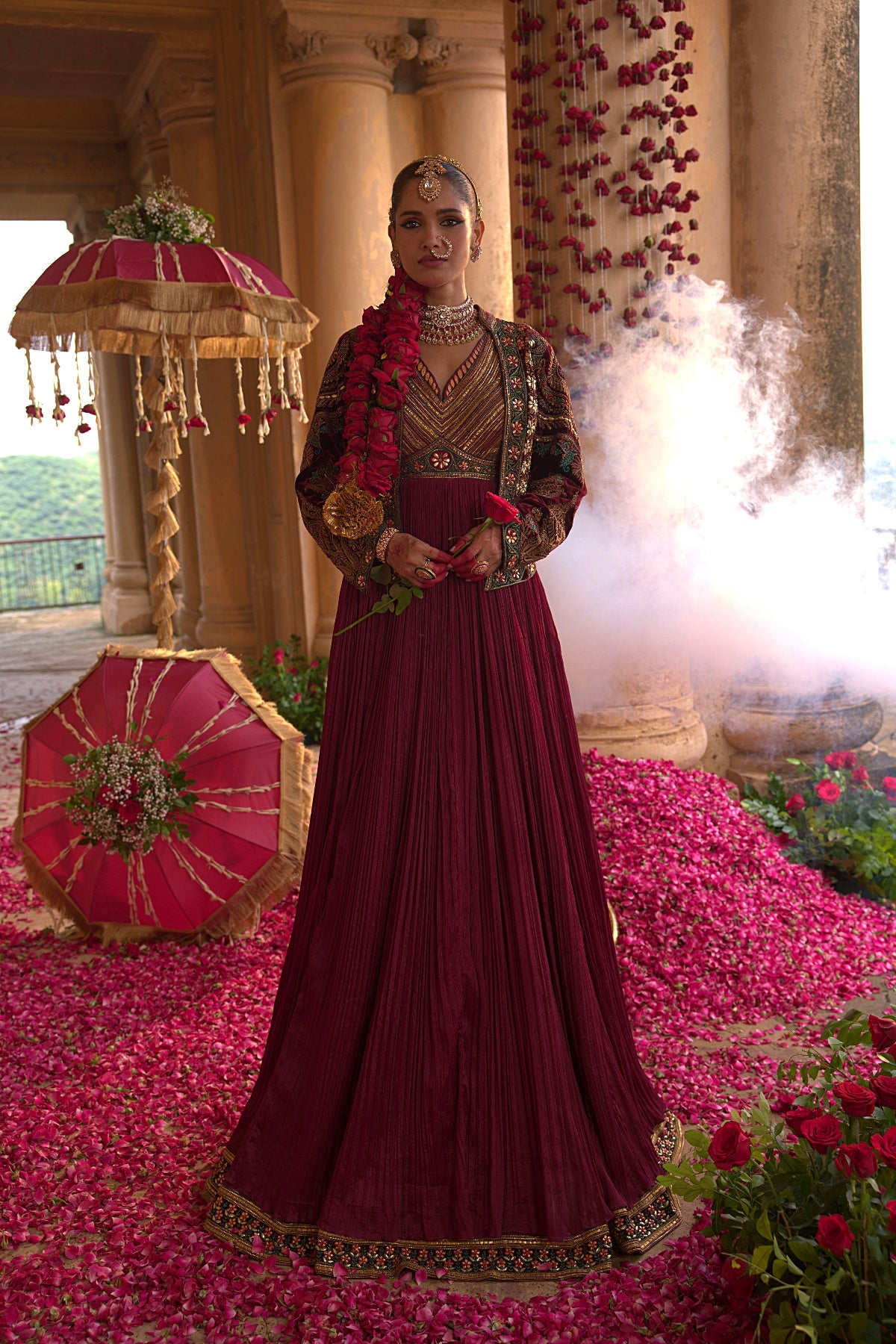 AARI EMBROIDERED JACKET ANARKALI
