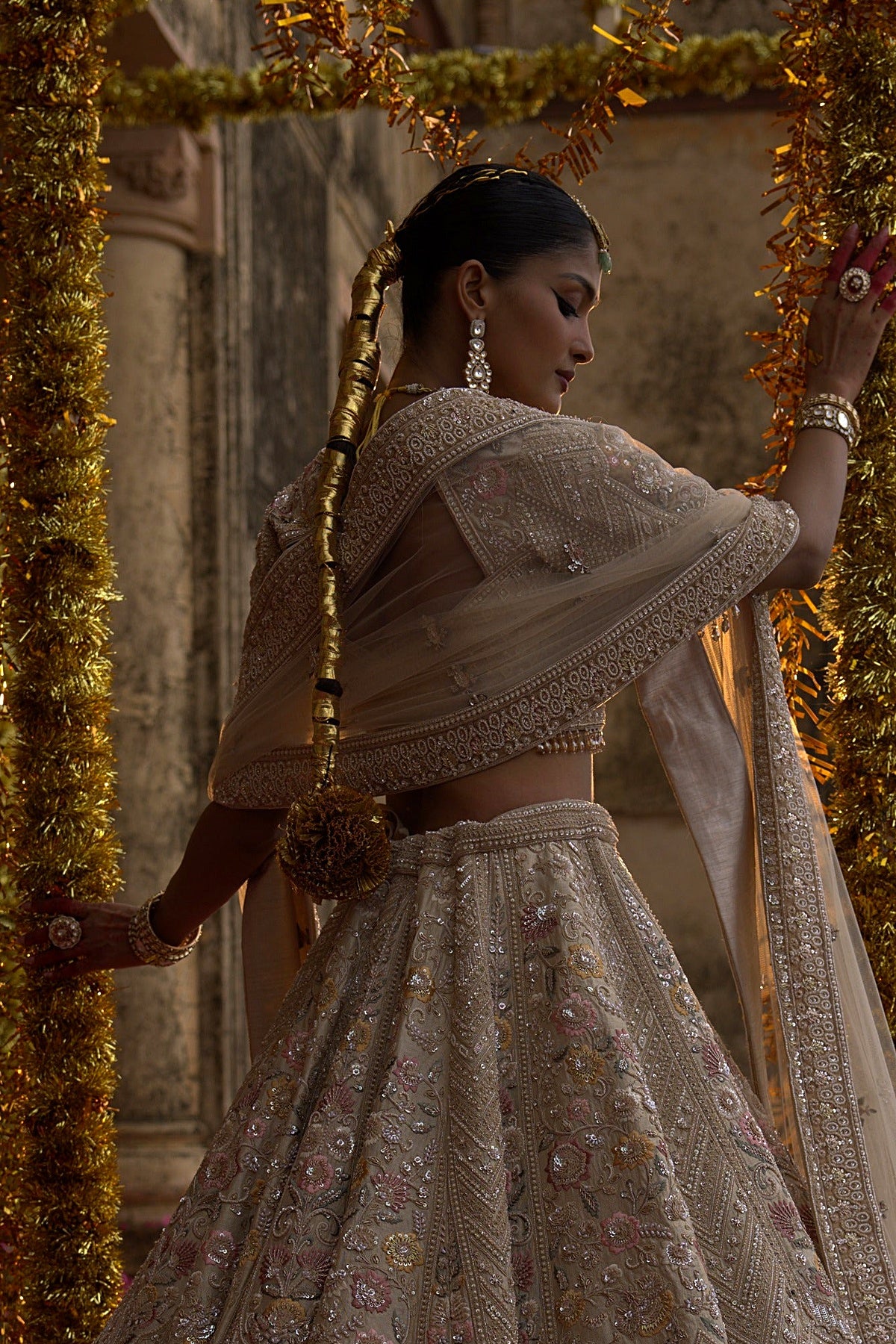 Ivory Bridal Lehenga Set