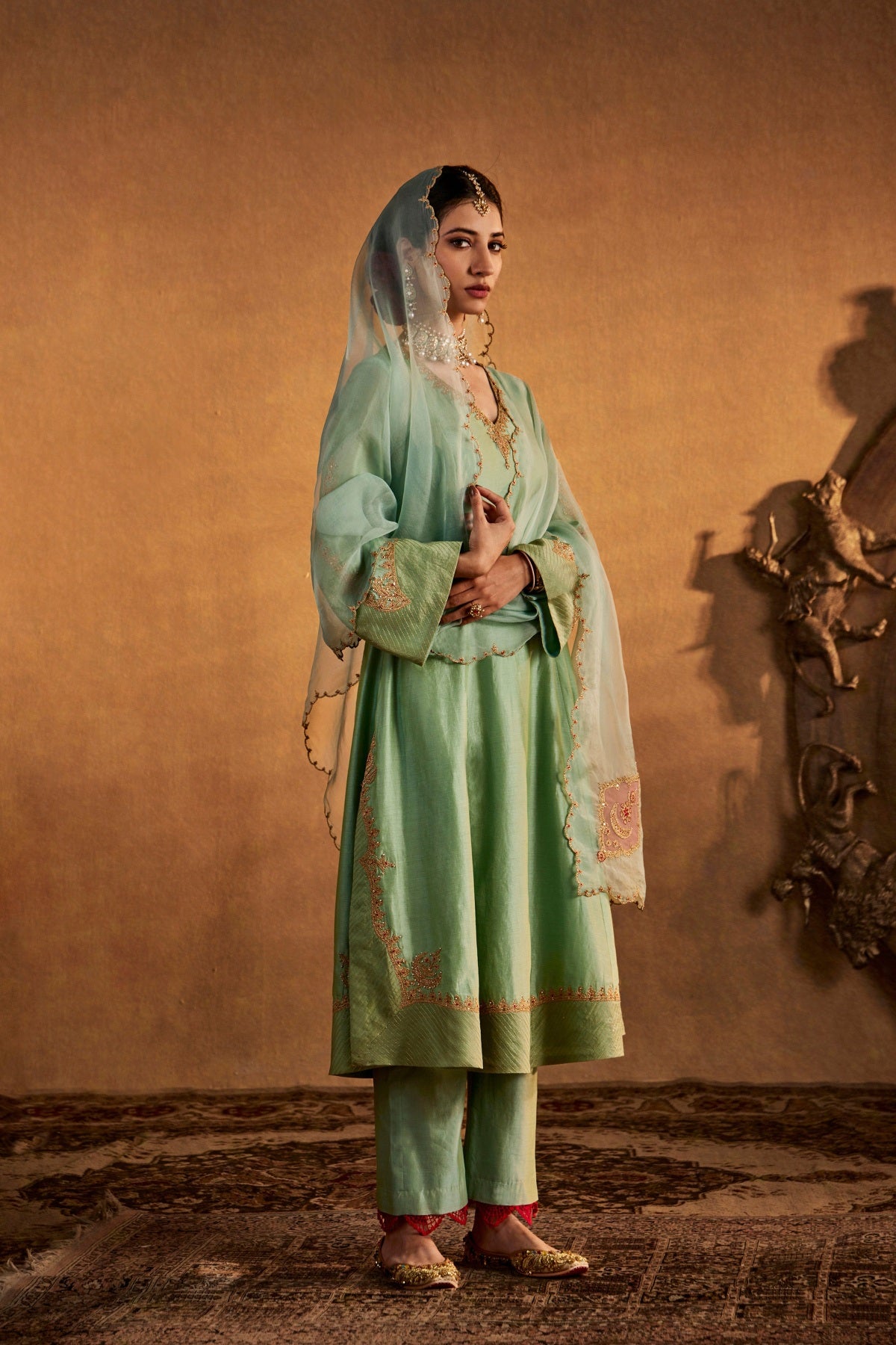 Frosted Blue Kurta Set
