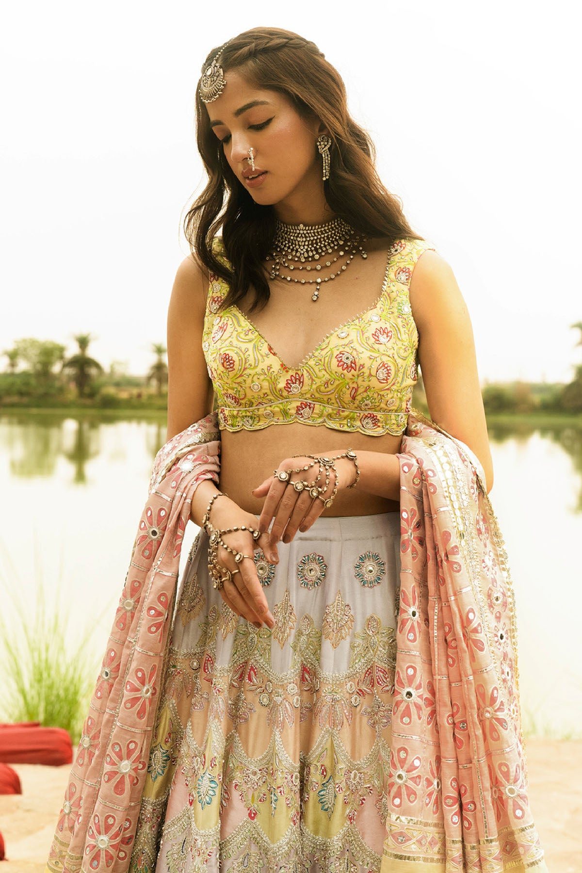 Mayyur Lehenga set