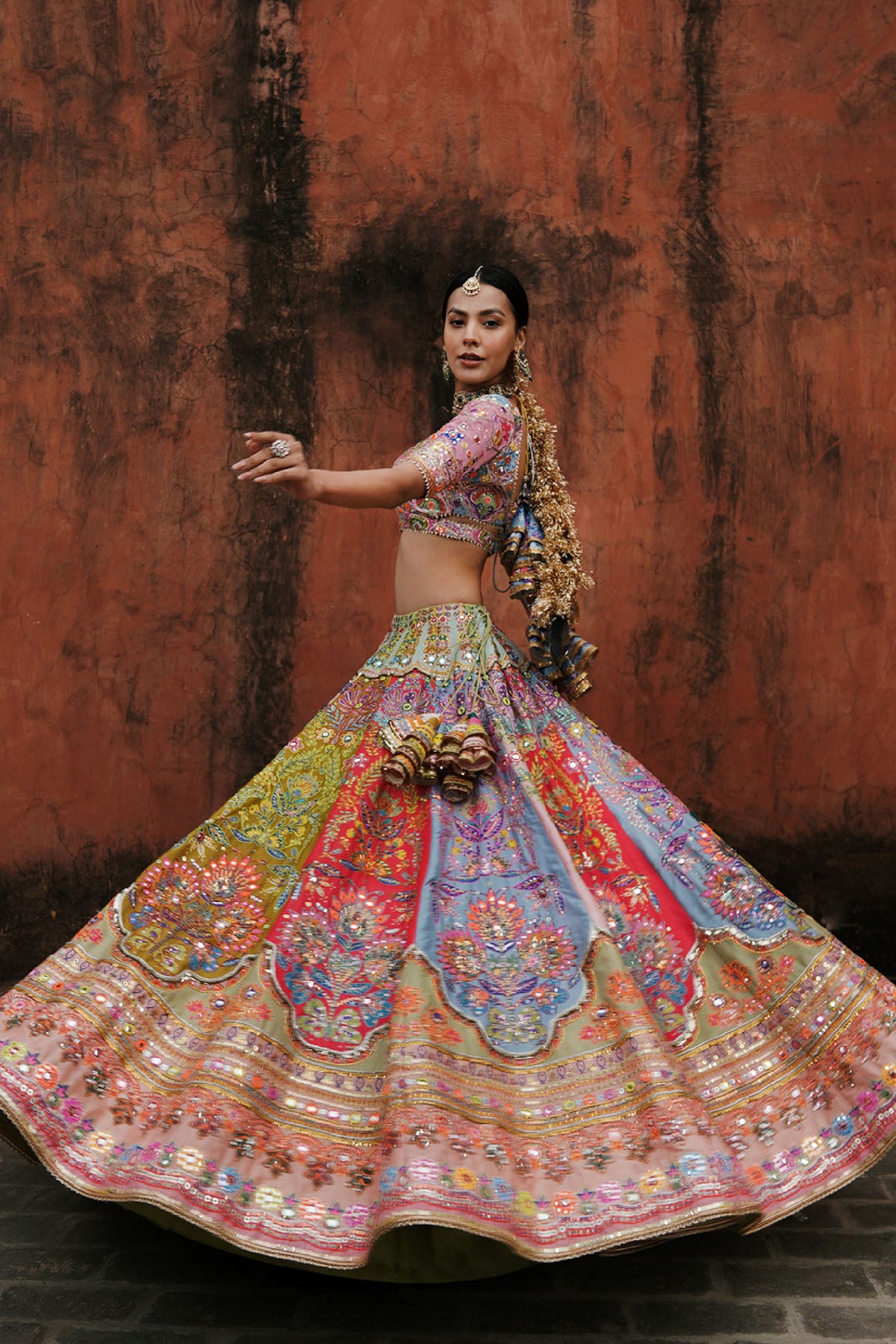 Mayyur Lehenga set