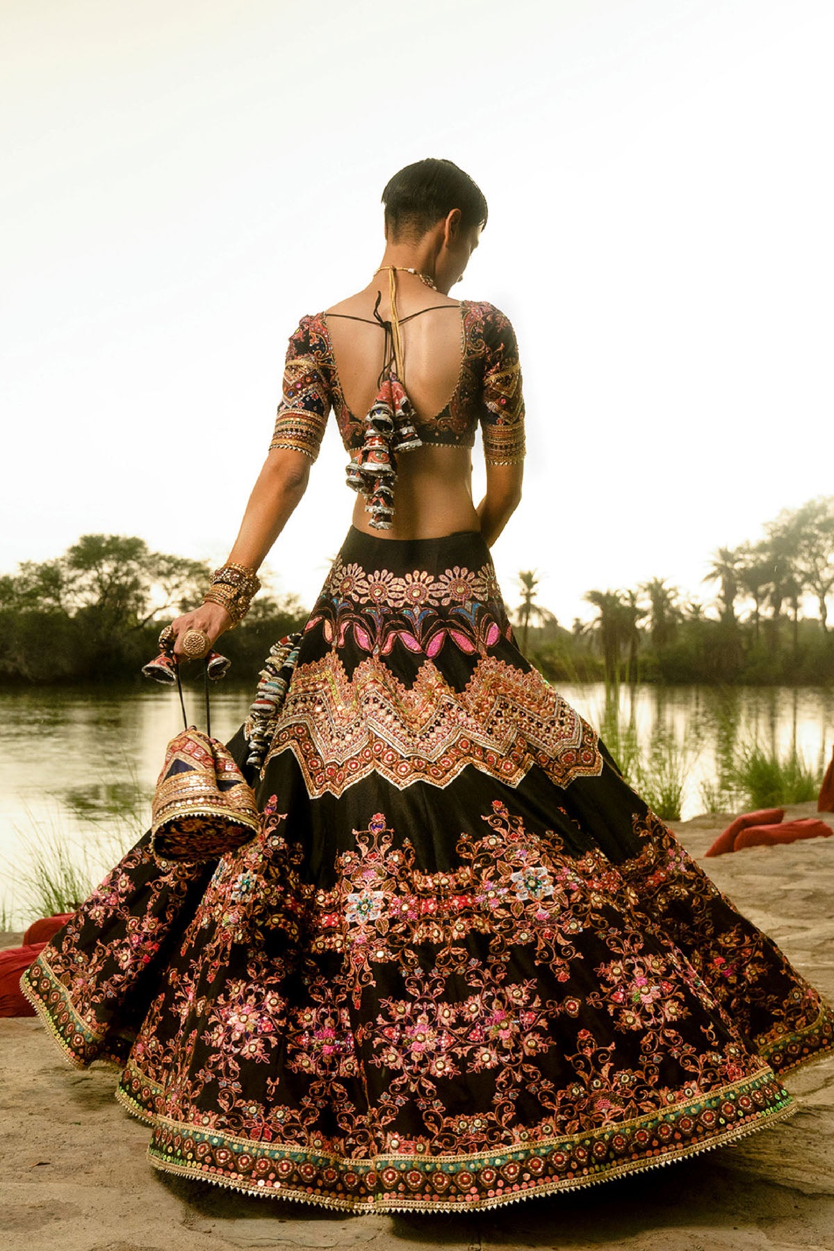 Mayyur Lehenga set