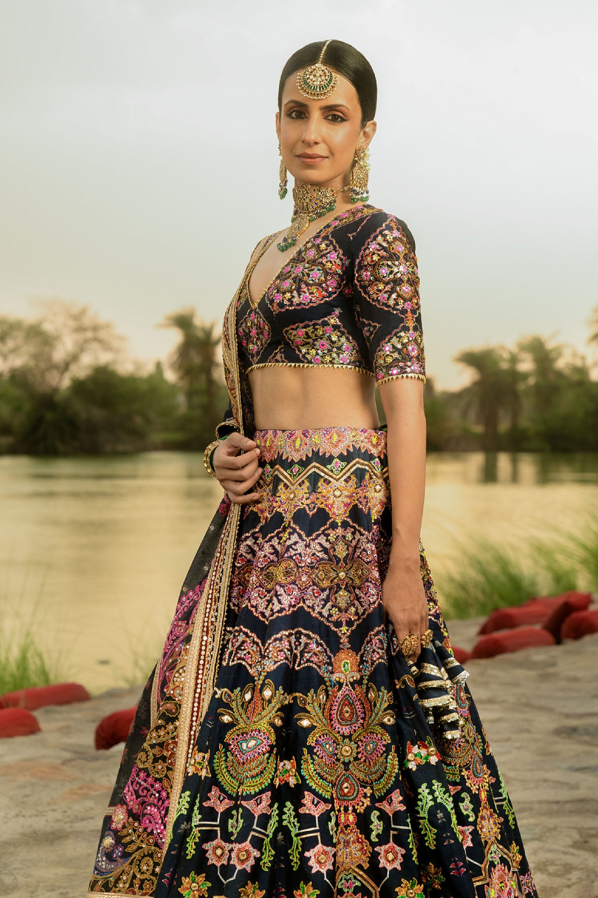 Mayyur Lehenga set