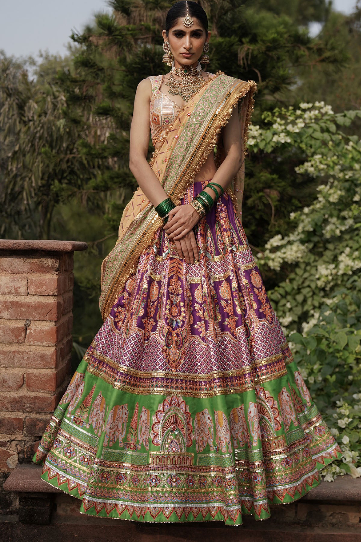 Mayyur Lehenga set