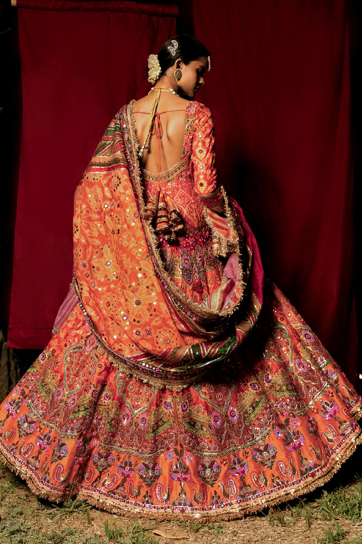 Mayyur Anarkali set