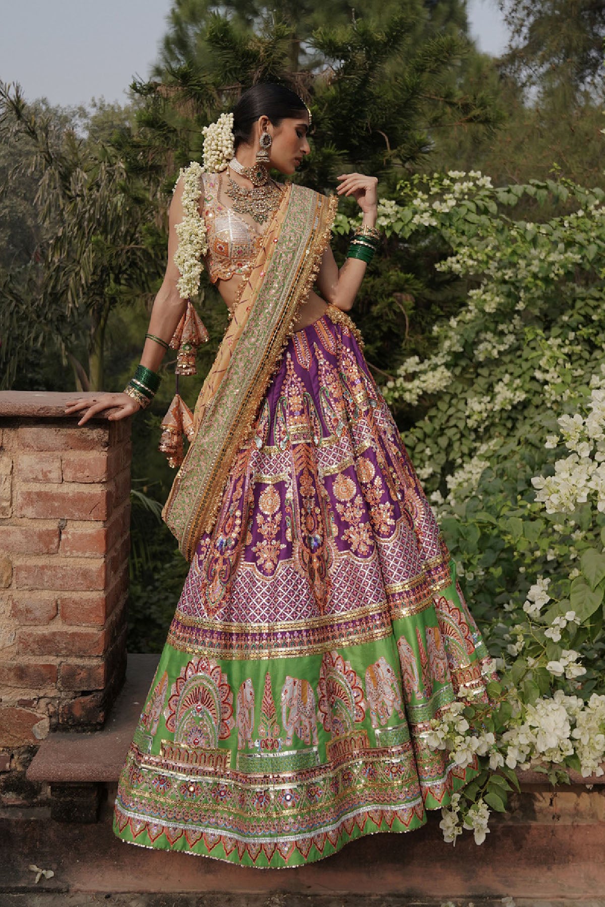 Mayyur Lehenga set