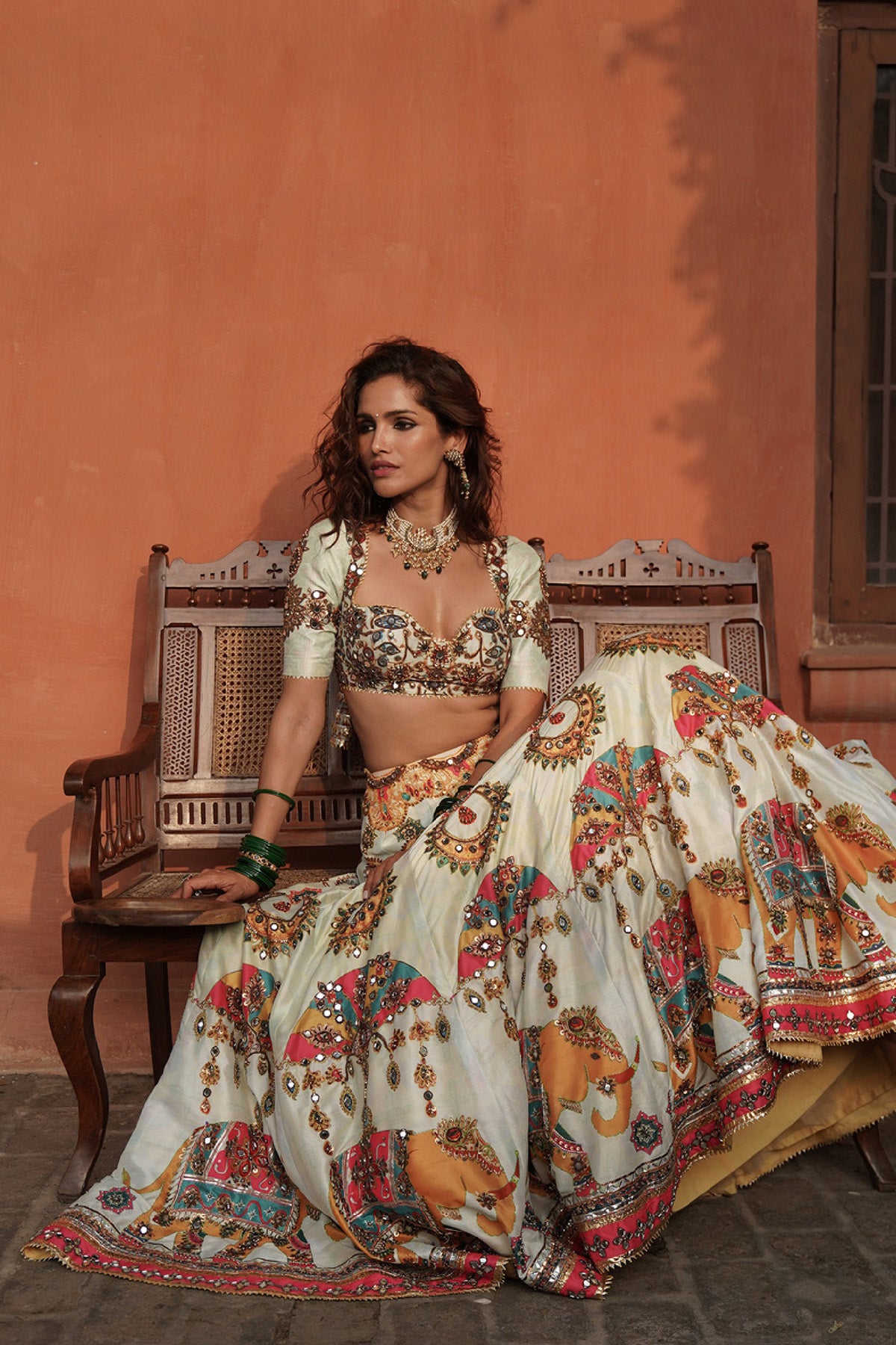 Mayyur Lehenga set