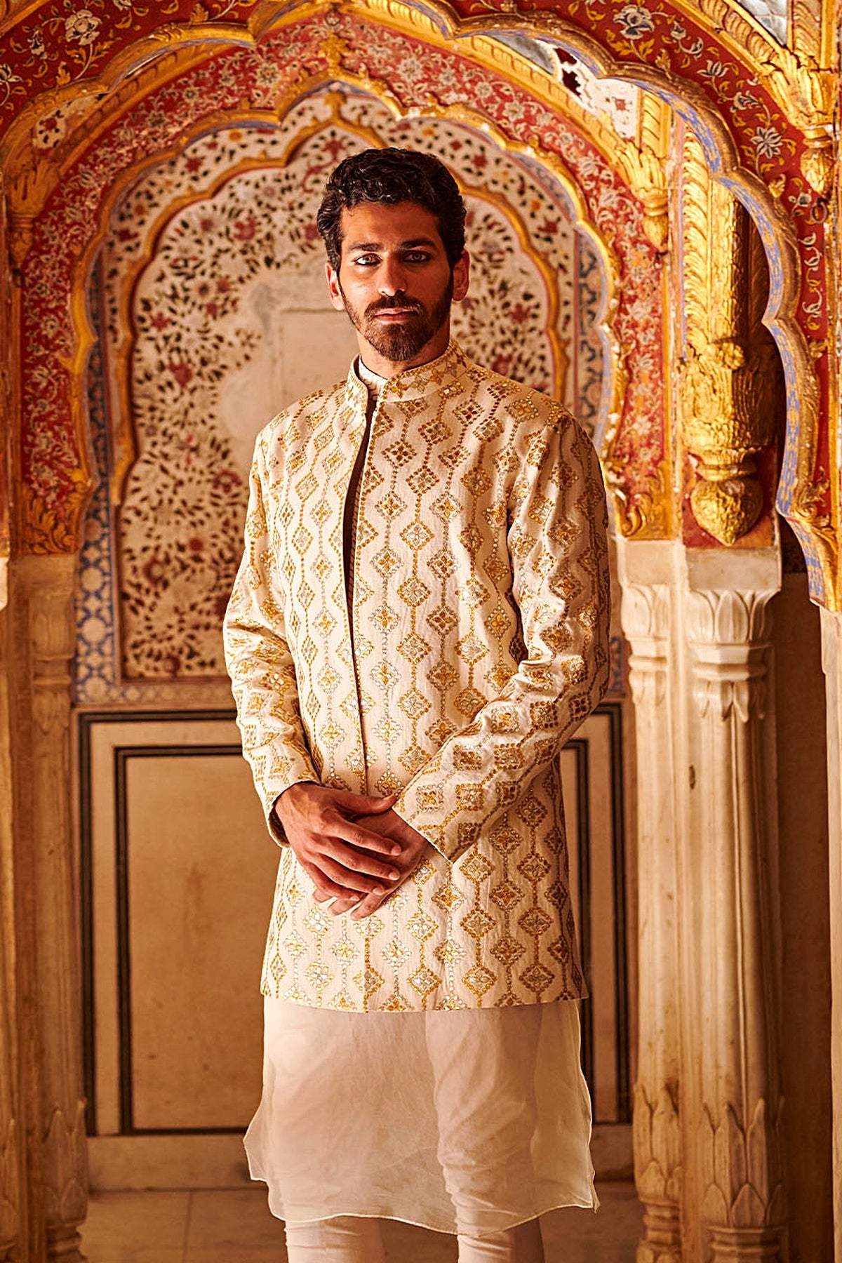 Kausar Kaftan sherwani Set