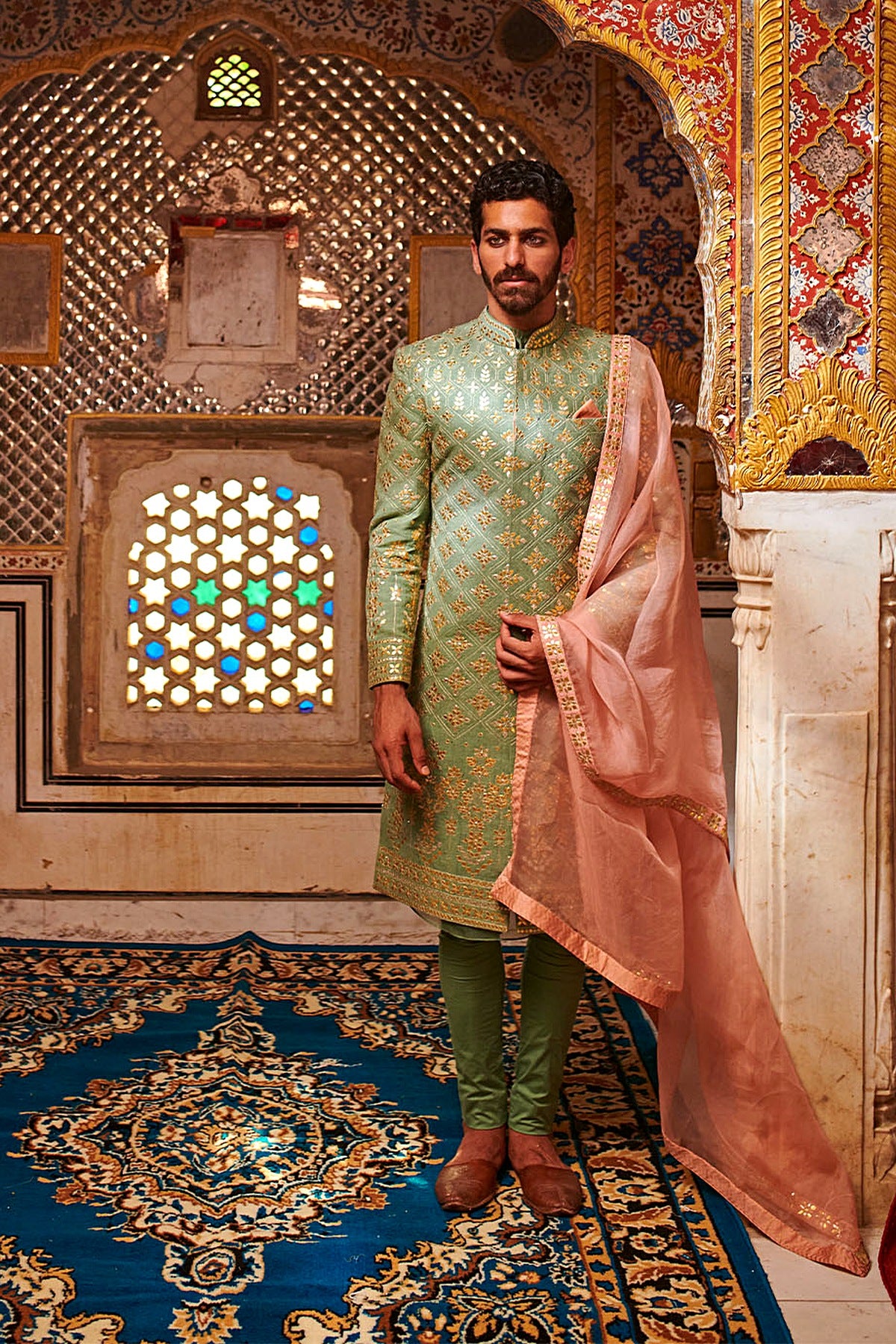 Suraj Mukhi Sherwani Set
