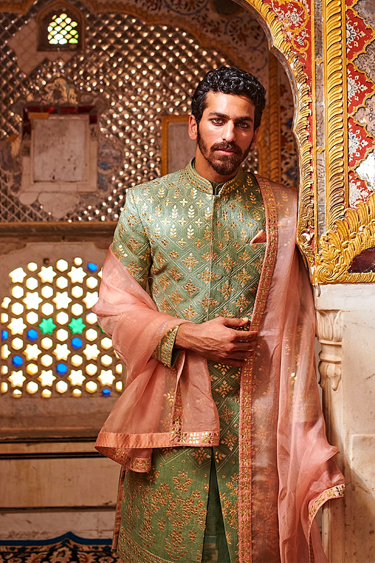 Suraj Mukhi Sherwani Set