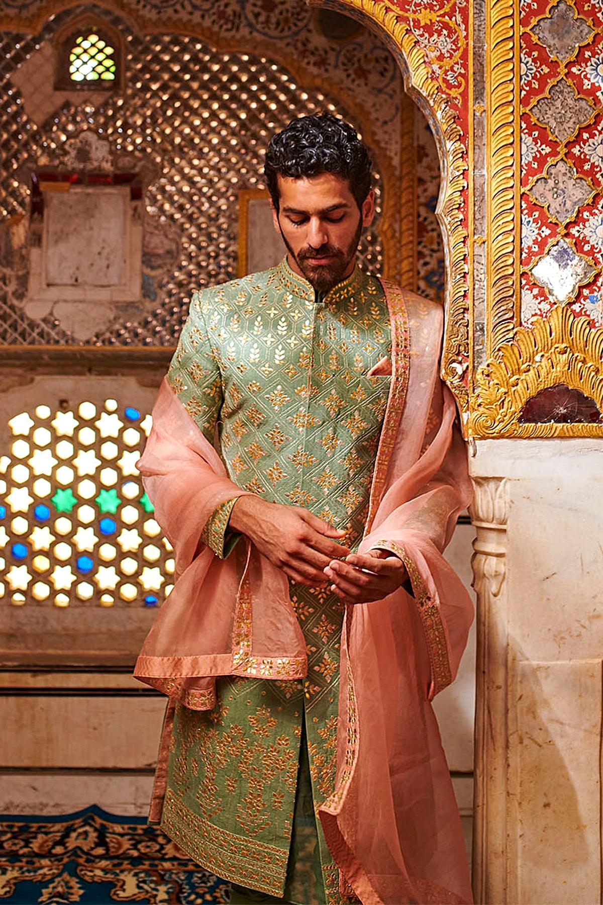 Suraj Mukhi Sherwani Set