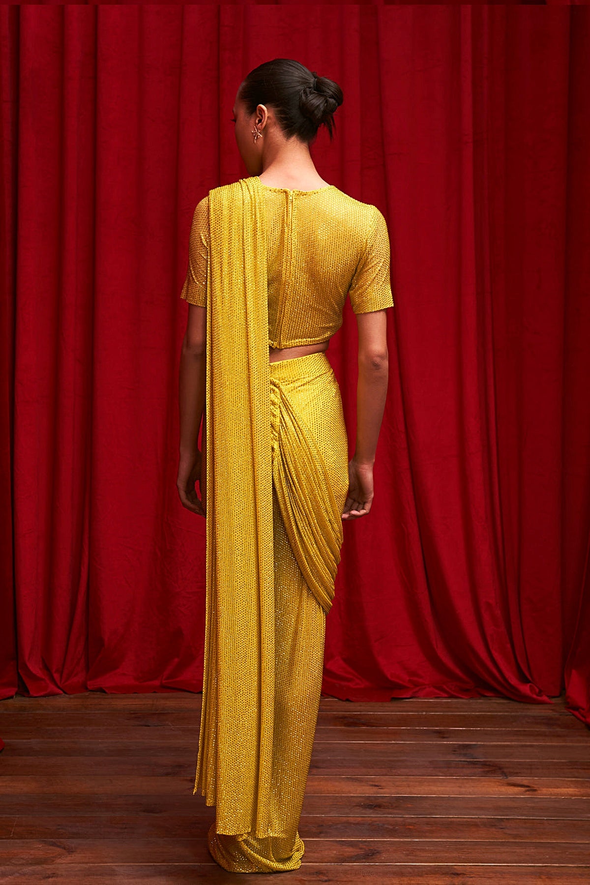 Citrine Crystal Radiance Slit Skirt