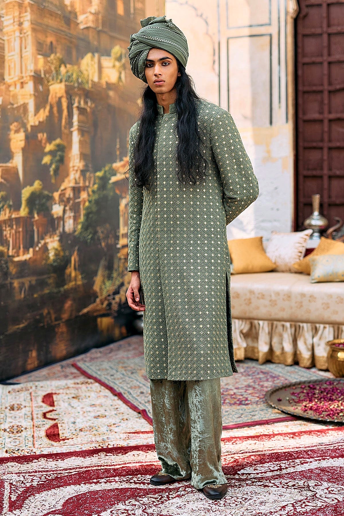 Kirit Sherwani Set