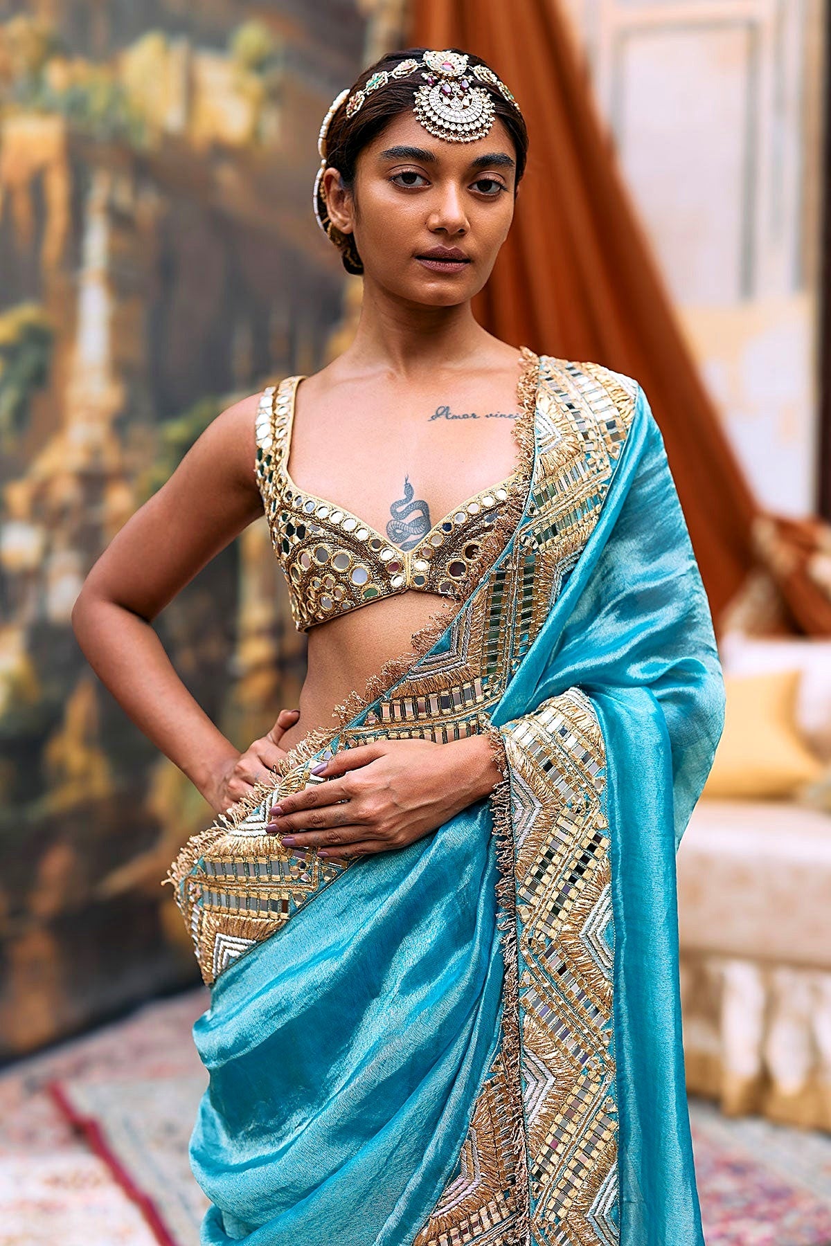 Neelima Saree Set