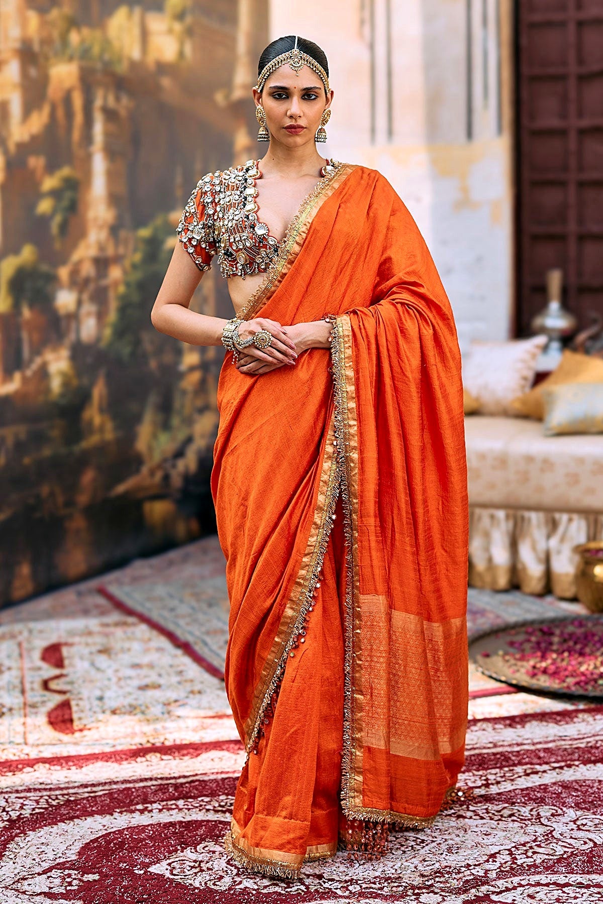 Vajramani Saree Set