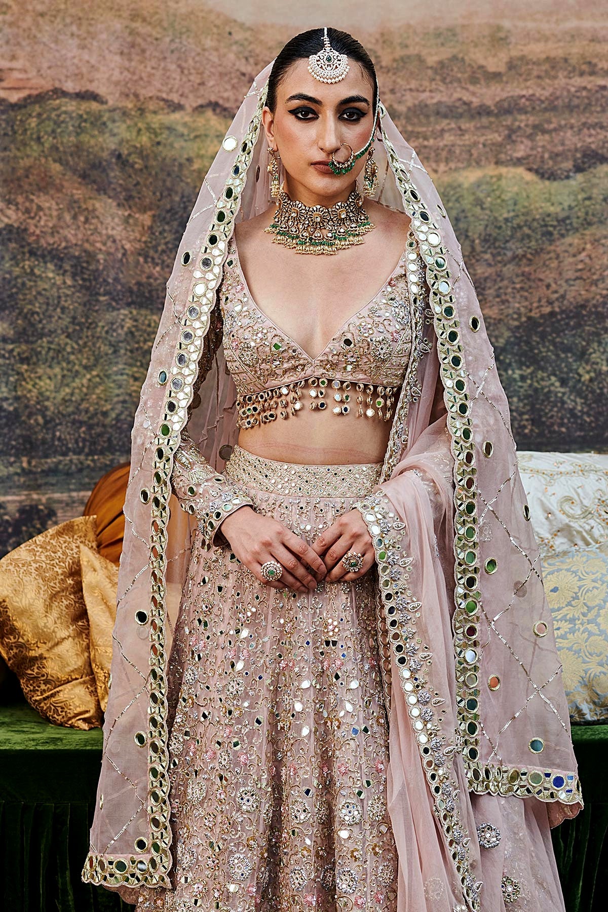 Rang de Gulaab Lehenga and Veil