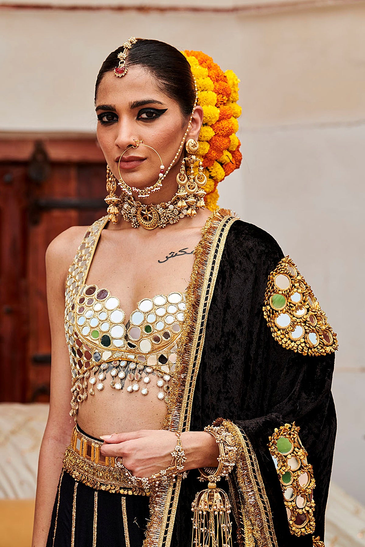 Sheesh Shyama Lehenga