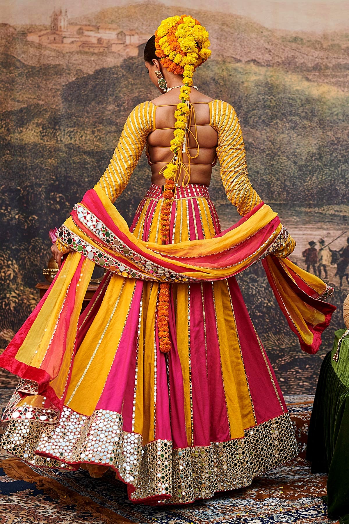 Padma Peet Lehenga
