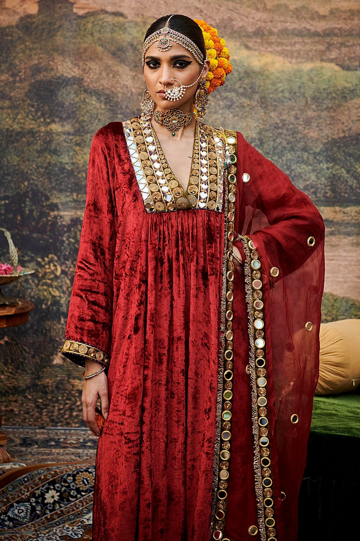 Surkh Shahi Suit