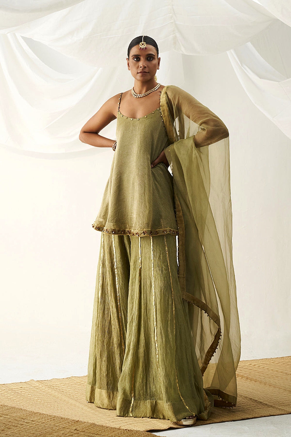 Kerani Sharara Set