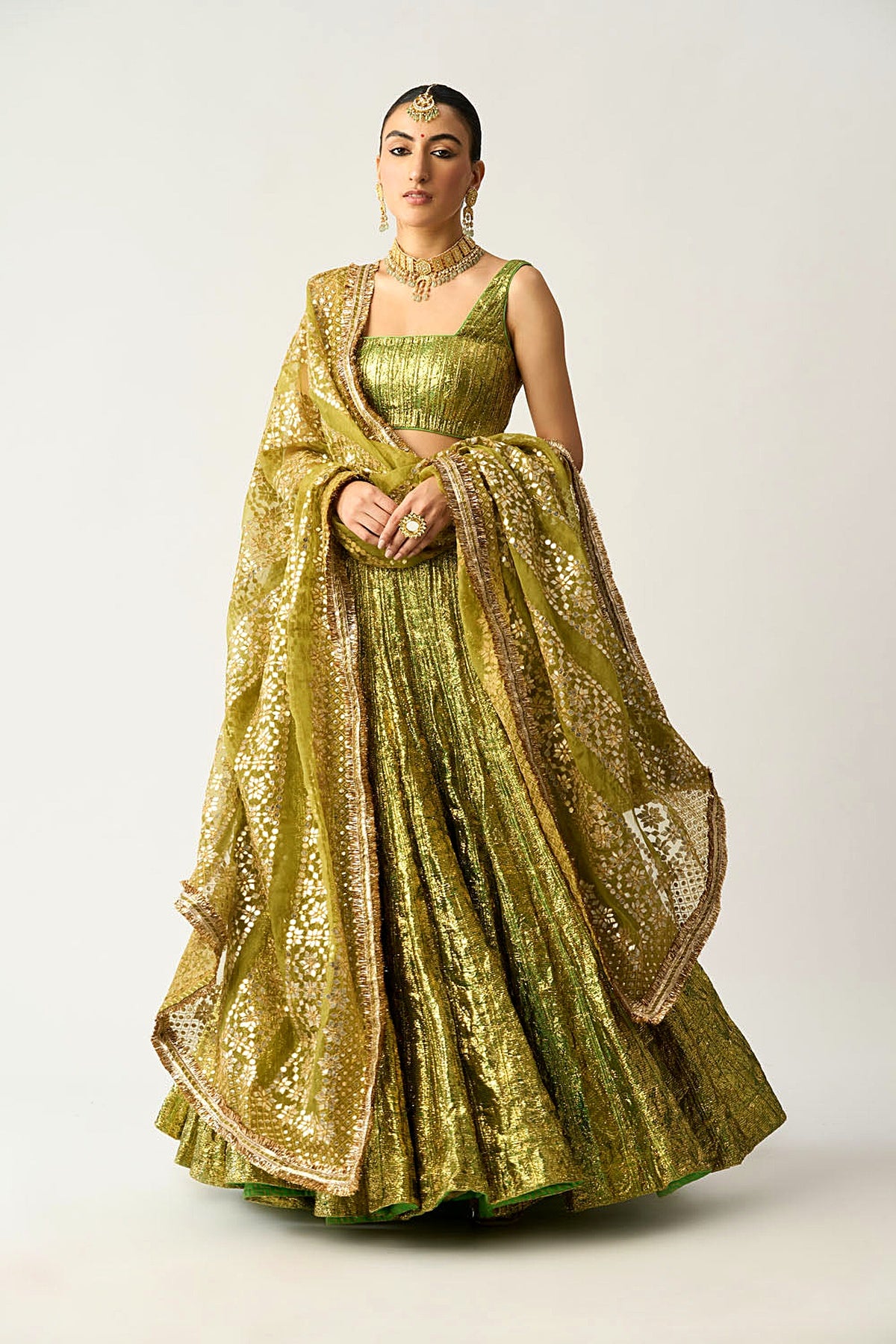 Reshmi Angoori Lehenga Set