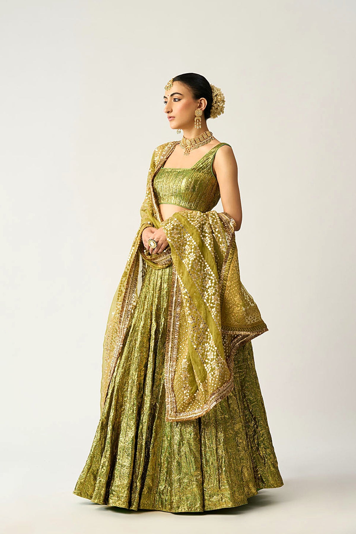 Reshmi Angoori Lehenga Set